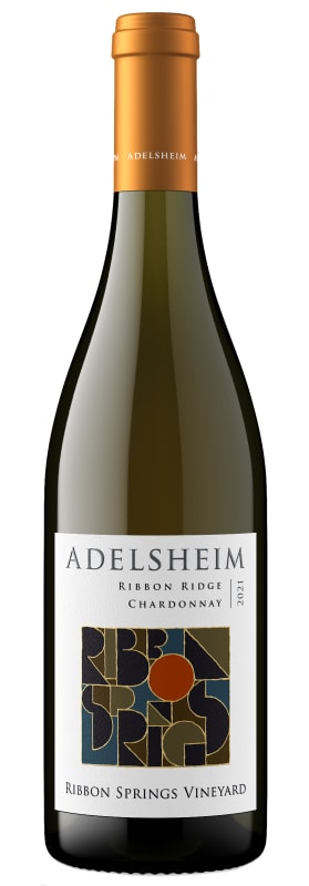 Adelsheim Ribbon Springs Vineyard Chardonnay 2021 Front Bottle Shot