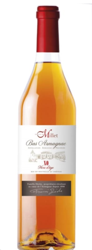 Chateau De Millet XO Armagnac Front Bottle Shot