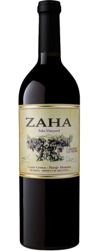 ZaHa Cabernet Sauvignon 2021 Front Bottle Shot