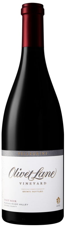 Pellegrini Olivet Lane Vineyard Pinot Noir 2015 Front Bottle Shot