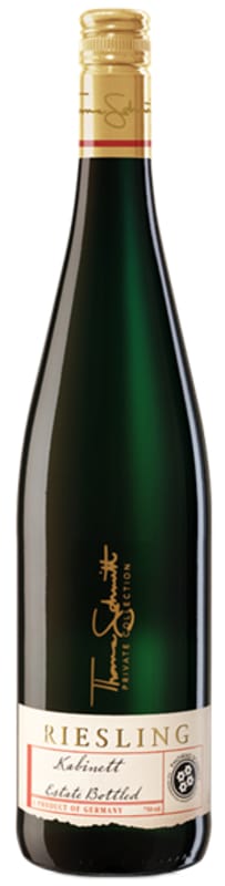 Thomas Schmitt Mosel Estate Riesling Kabinett 2017 Front Bottle Shot