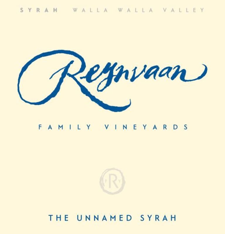 Reynvaan The Unnamed Syrah 2011 Front Label