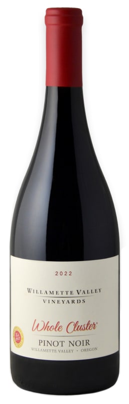 Willamette Valley Vineyards Whole Cluster Pinot Noir 2022 Front Bottle Shot