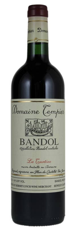 Domaine Tempier Bandol La Tourtine Rouge 2018 Front Bottle Shot