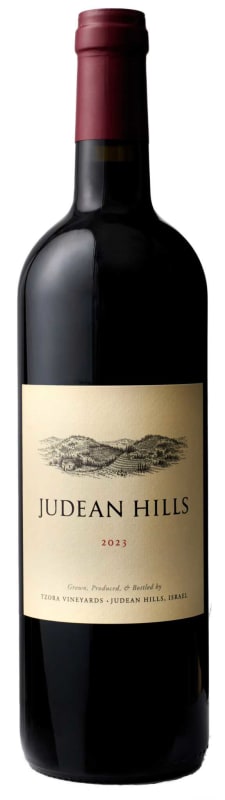 Tzora Judean Hills Red (OK Kosher) 2023 Front Bottle Shot