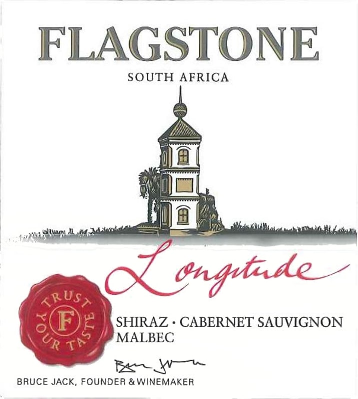 Flagstone Longitude Red 2014 Front Label