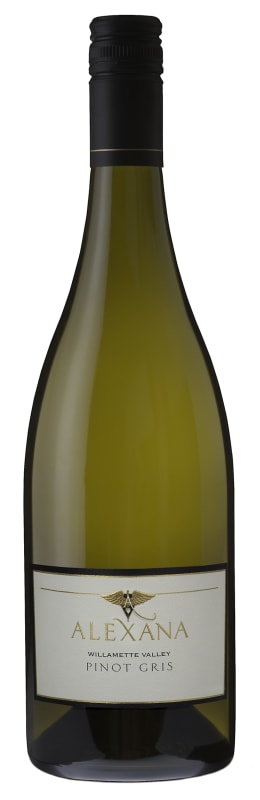 Alexana Willamette Valley Pinot Gris 2018 Front Bottle Shot