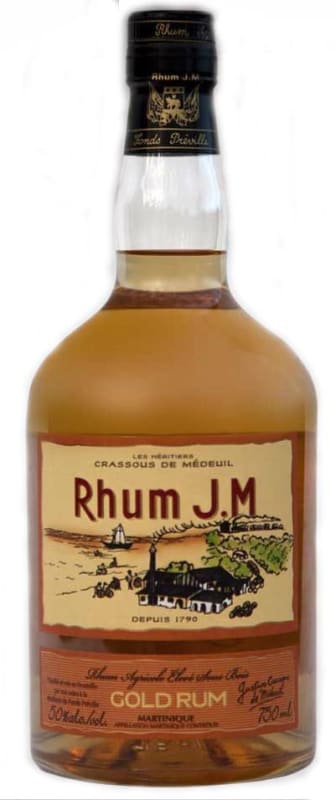 Rhum J.M. ESB Gold Rum Front Bottle Shot