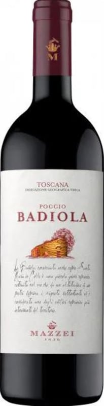 Mazzei Poggio Badiola Toscana 2017 Front Bottle Shot