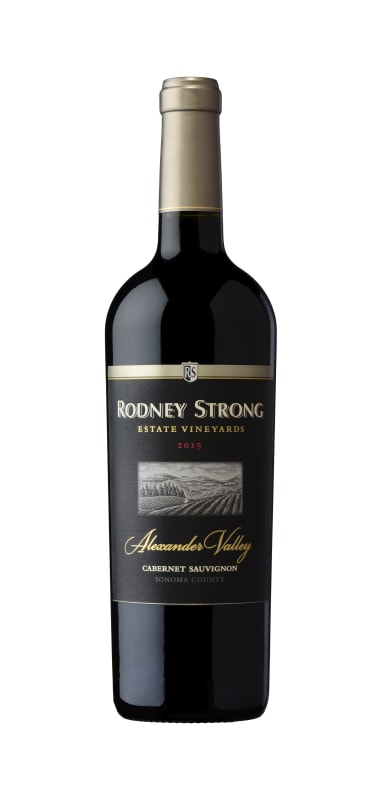 Rodney Strong Alexander Valley Estate Cabernet Sauvignon 2015 Front Bottle Shot