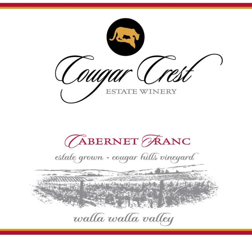 Cougar Crest Cabernet Franc 2011 Front Label