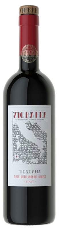 Ziobaffa Organic Toscana 2015 Front Bottle Shot