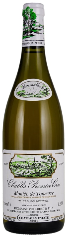 Vocoret Chablis Montee de Tonnerre Premier Cru 2014 Front Bottle Shot