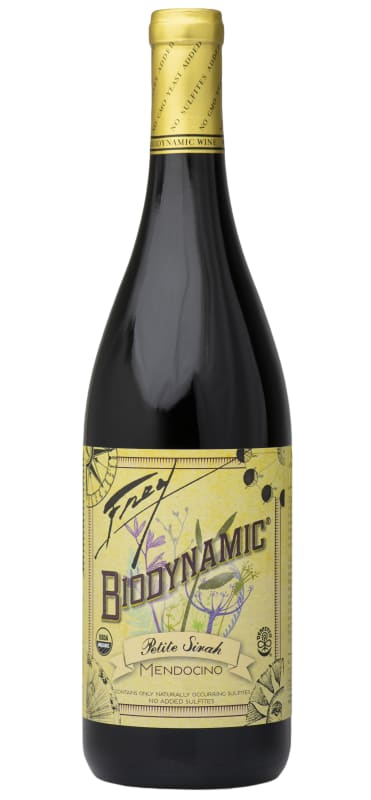 Frey Biodynamic Petite Sirah 2019 Front Bottle Shot