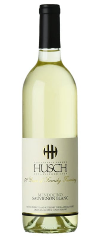 Husch La Ribera Vineyards Sauvignon Blanc 2021 Front Bottle Shot