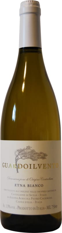 Pietro Caciorgna Guardoilvento Etna Bianco 2023 Front Bottle Shot