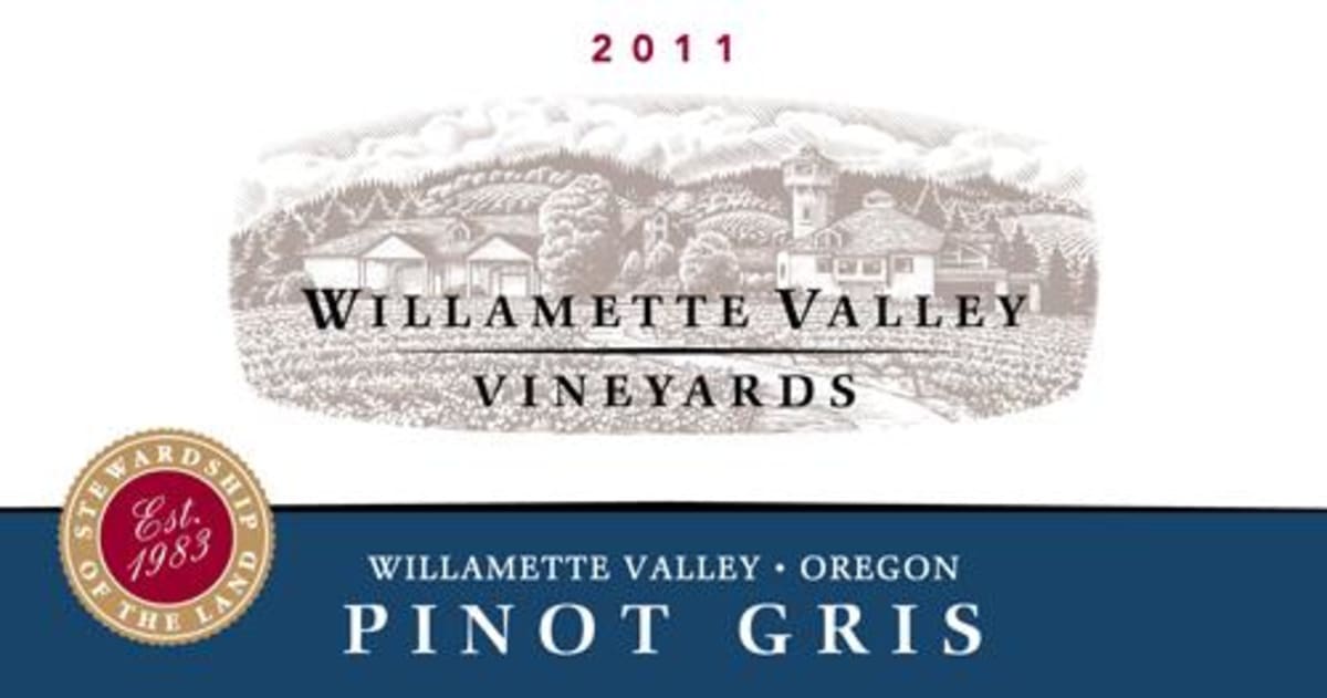 Willamette Valley Vineyards Pinot Gris 2011 Front Label