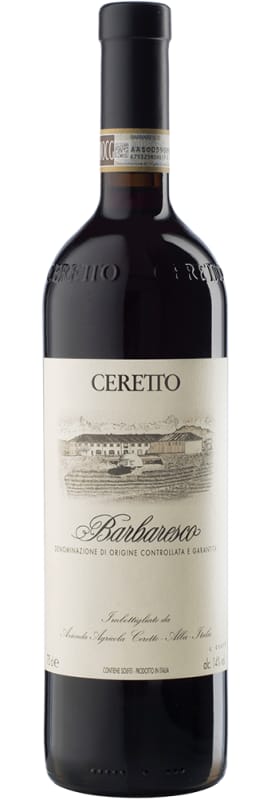 Ceretto Barbaresco 2016 Front Bottle Shot