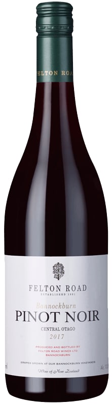 Felton Road Bannockburn Pinot Noir 2017 Front Bottle Shot