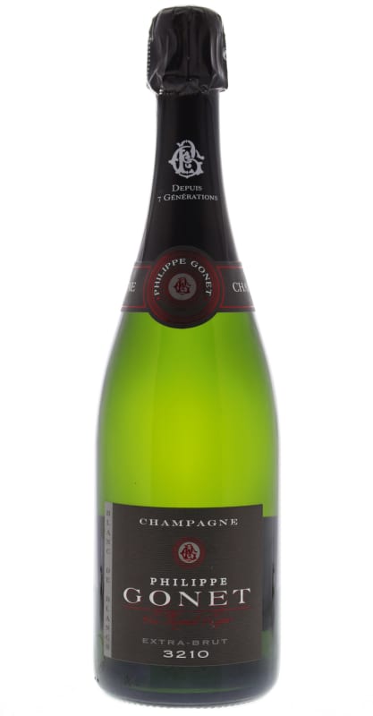 Philippe Gonet Blanc de Blancs 3210 Extra Brut  Front Bottle Shot