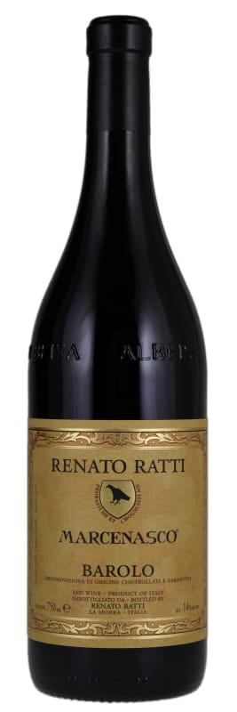 Renato Ratti Marcenasco Barolo 2004 Front Bottle Shot
