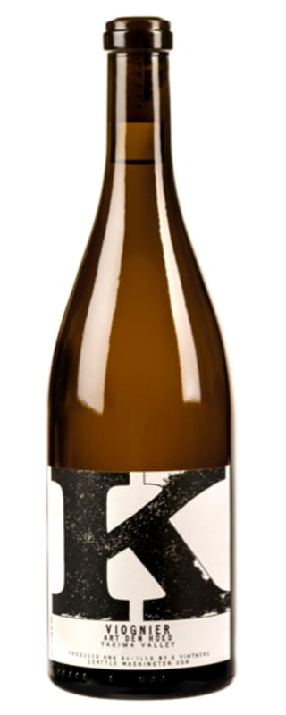 K Vintners Art Den Hoed Vineyard Viognier 2018 Front Bottle Shot