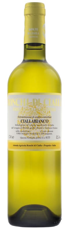 Ronchi di Cialla Colli Orientali del Friuli Cialla Bianco 2019 Front Bottle Shot