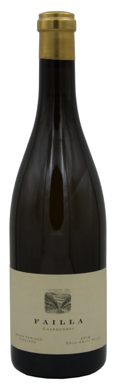 Failla Seven Springs Vineyard Chardonnay 2018 Front Bottle Shot