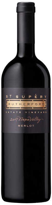 St. Supery Rutherford Merlot 2017 Front Bottle Shot
