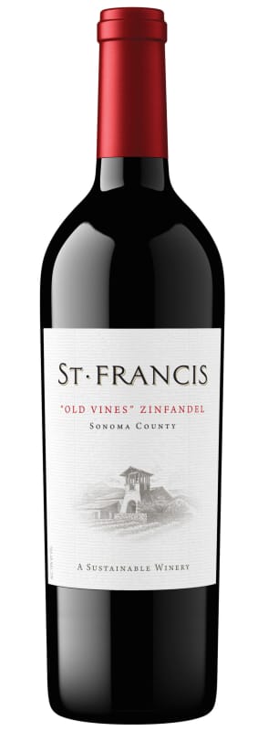 St. Francis Old Vines Zinfandel 2023 Front Bottle Shot