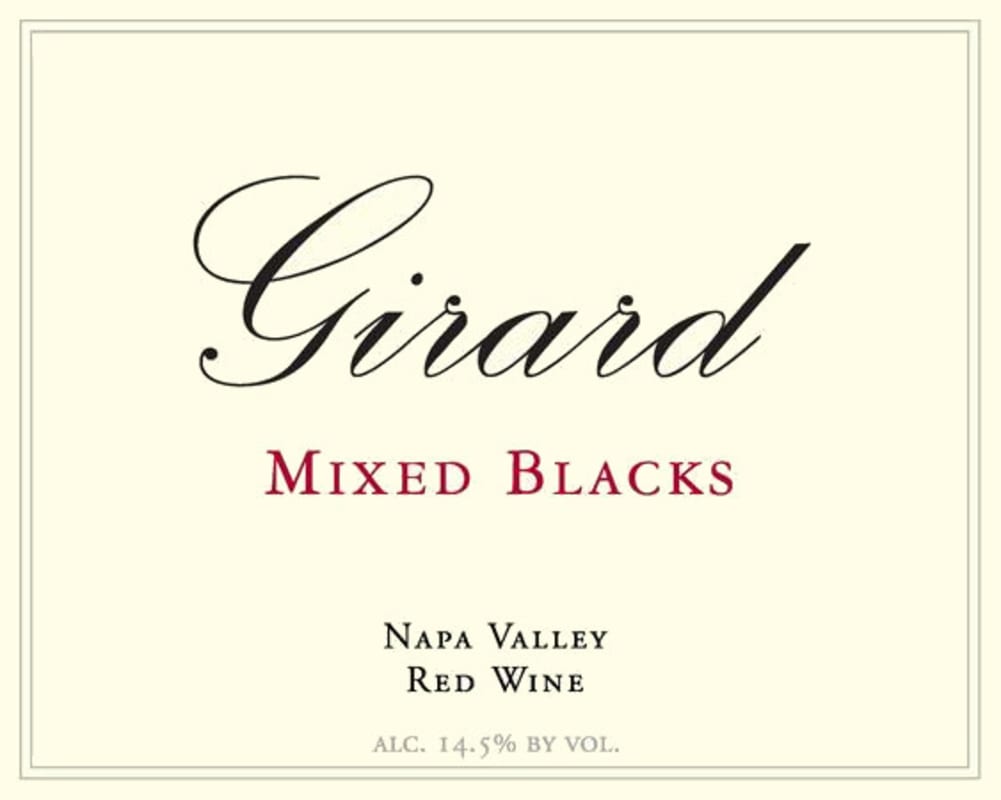 Girard Mixed Blacks 2007 Front Label