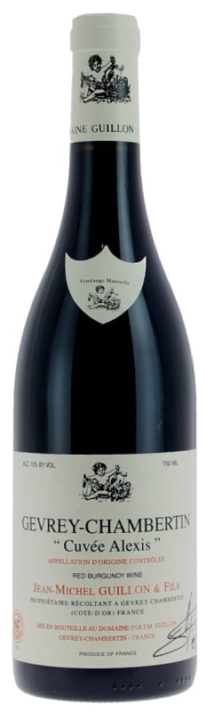 Domaine Guillon Gevrey-Chambertin Cuvee Alexis 2020 Front Bottle Shot