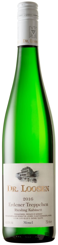 Dr. Loosen Erdener Treppchen Riesling Kabinett 2016 Front Bottle Shot