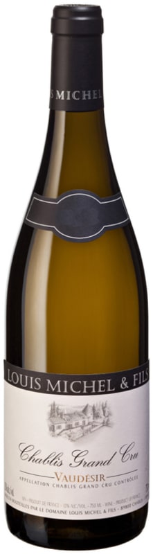 Louis Michel Chablis Vaudesir Grand Cru 2017 Front Bottle Shot