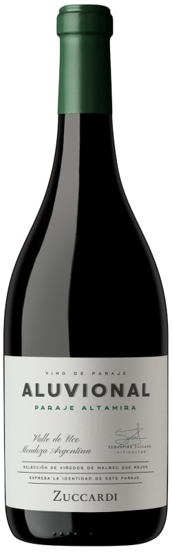 Zuccardi Aluvional Altamira Malbec 2020 Front Bottle Shot