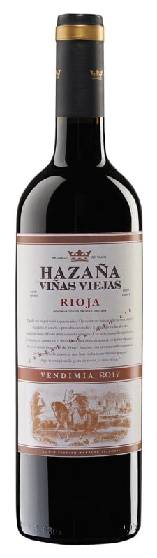 Hazana Vinas Viejas 2017 Front Bottle Shot