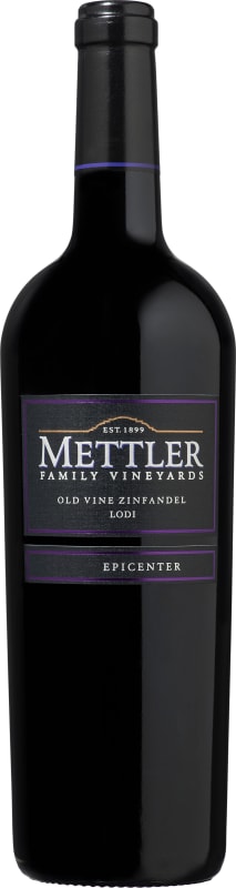 Mettler Family Vineyards Epicenter Old Vine Zinfandel 2018 Front Bottle Shot