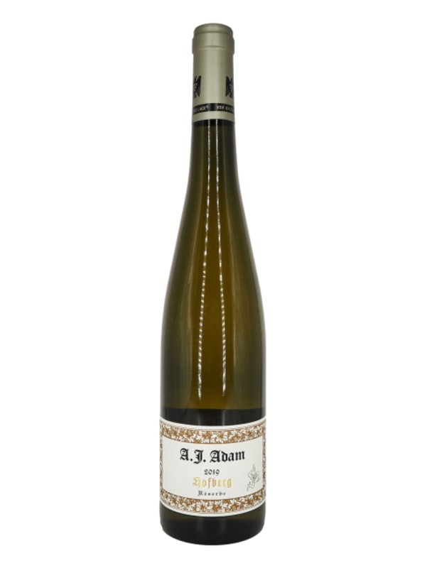 A.J. Adam Hofberg Reserve Riesling Trocken 2019 Front Bottle Shot