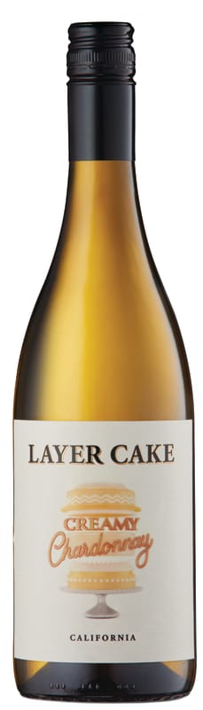 Layer Cake Creamy Chardonnay 2019 Front Bottle Shot