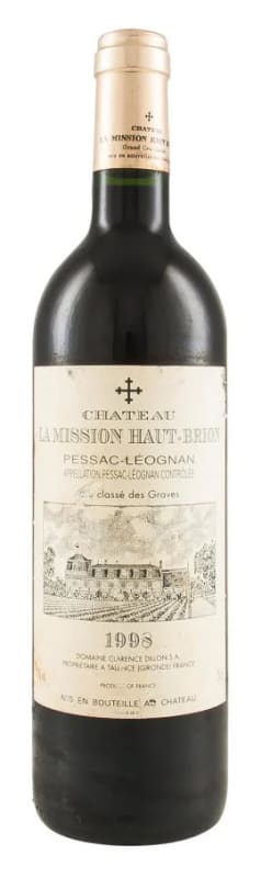 Chateau La Mission Haut-Brion 1988 Front Bottle Shot