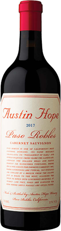 Austin Hope Cabernet Sauvignon 2017 Front Bottle Shot