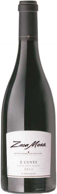 Zaca Mesa Z Cuvee 2012 Front Bottle Shot