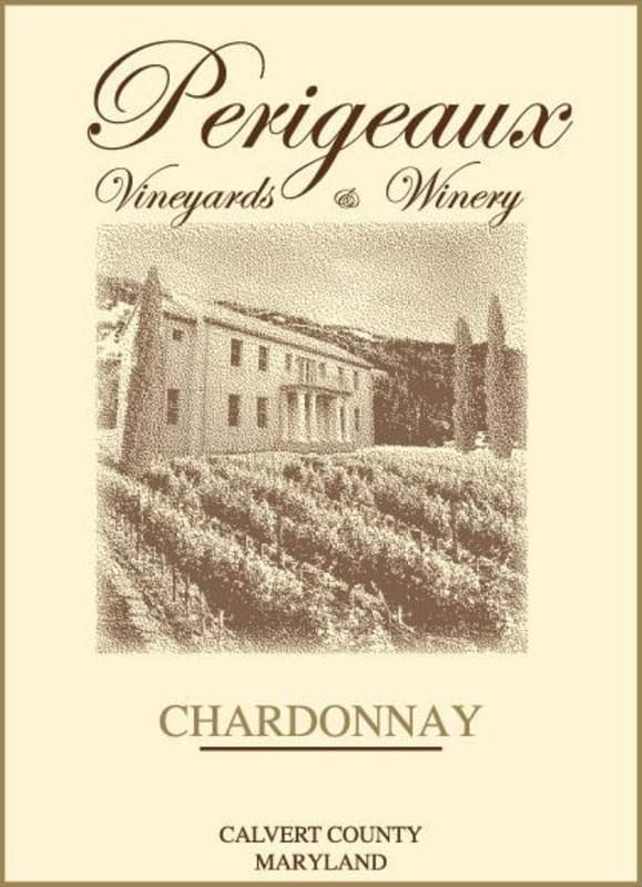 Perigeaux Vineyards and Winery Chardonnay 2012 Front Label