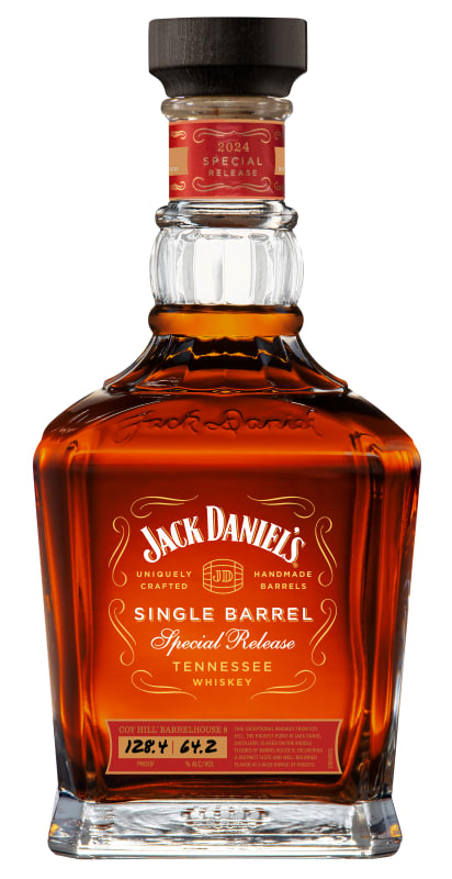 Jack Daniel's Coy Hill Single Barrel Tennessee Whiskey 128.4 Proof (700ML) Front Bottle Shot