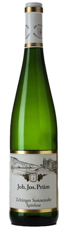 Joh. Jos. Prüm Zeltinger Sonnenuhr Riesling Spatlese 2018 Front Bottle Shot