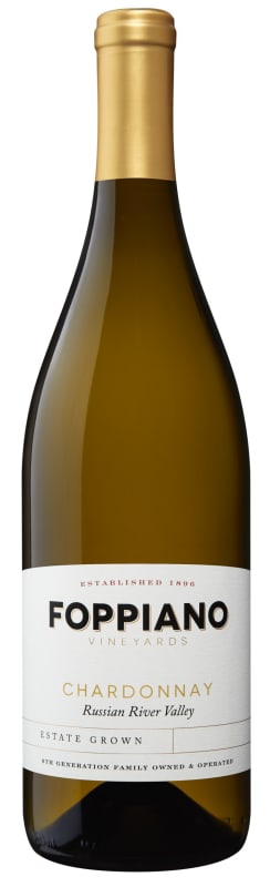 Foppiano Estate Chardonnay 2021 Front Bottle Shot