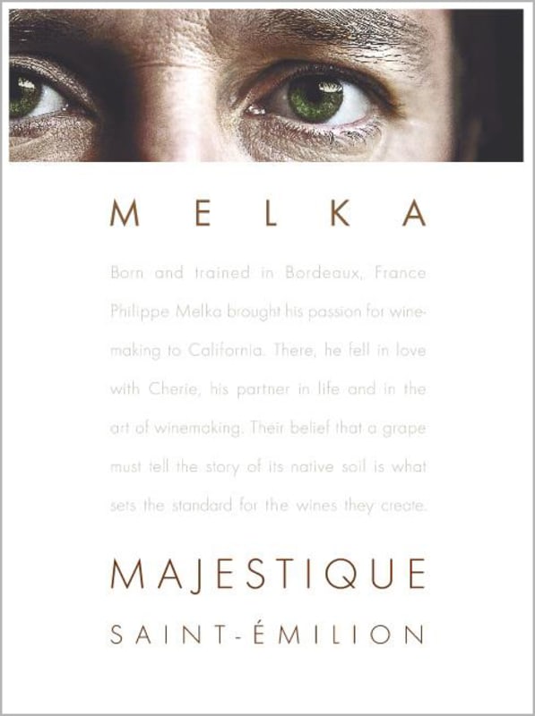Melka Majestique Le Chatelet Vineyard 2010 Front Label