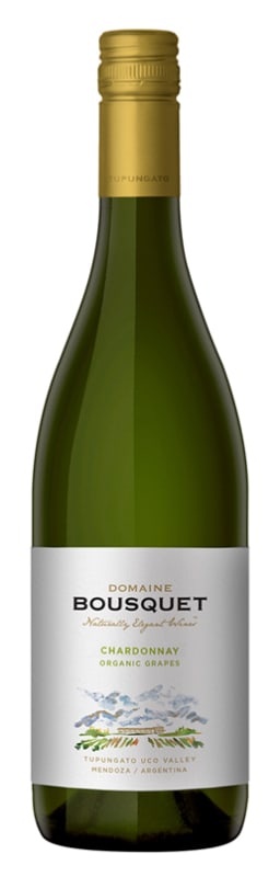 Domaine Bousquet Organic Chardonnay 2018 Front Bottle Shot