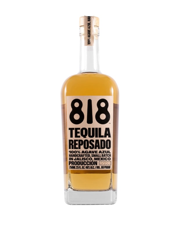 818 Reposado Tequila Front Bottle Shot