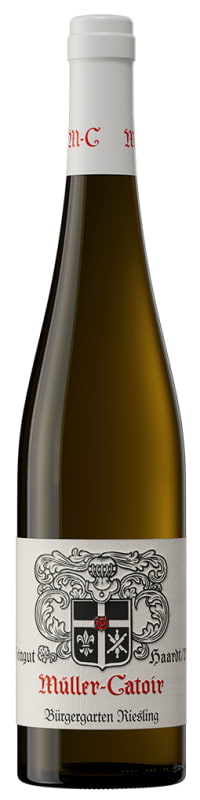 Muller-Catoir Burgergarten Riesling Trocken 2023 Front Bottle Shot